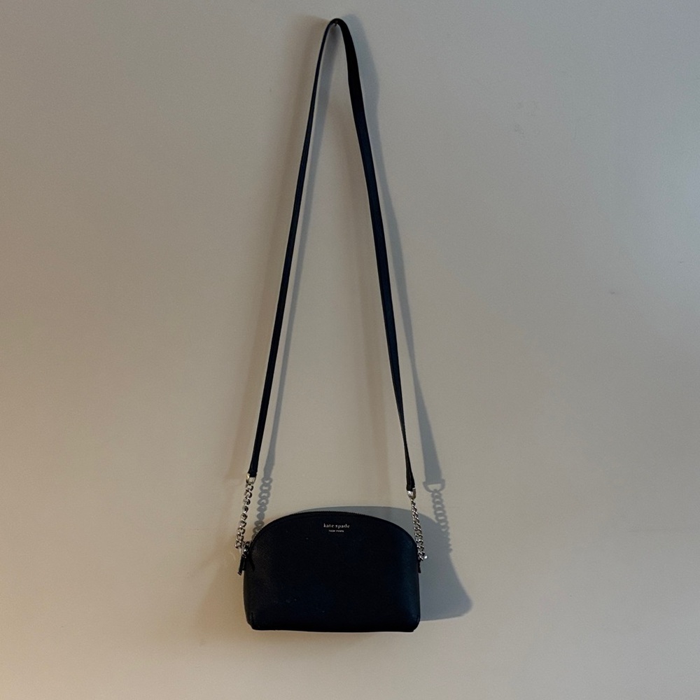 Kate Spade Black Crossbody Bag with Chain Strap